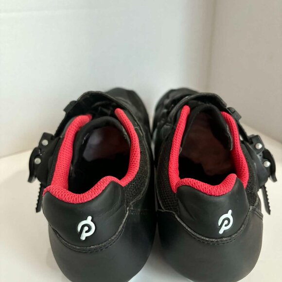Peloton Cycling Shoes w/ Delta Cleats – Black/White/Red – Size EU 40 Women’s ~9 - Picture 5 of 7